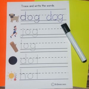 Printable Phonics Worksheet