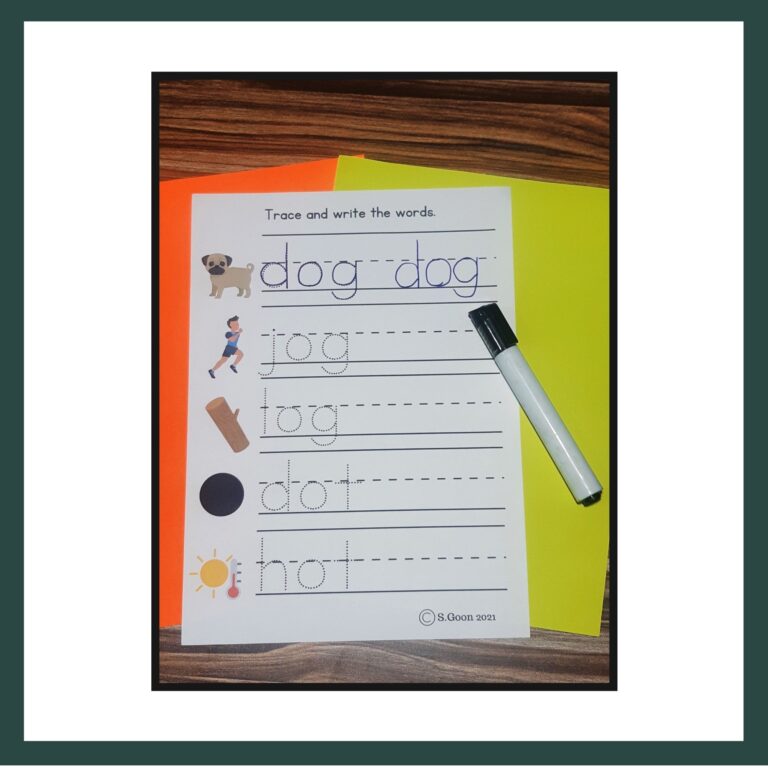 Printable Phonics Worksheets for Preschool and Kindergarten