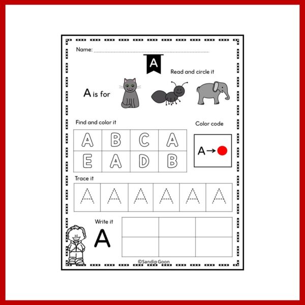 Alphabet Activities Worksheets